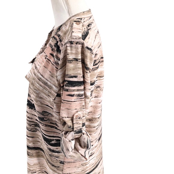 Calvin Klein Womens Size Medium Button-Up Roll Tab Sleeves Blouse Professional - Picture 7 of 9